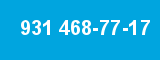 931 468-77-17